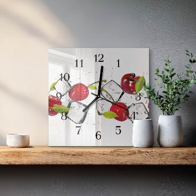Orologio quadrato Gelato alla ciliegia