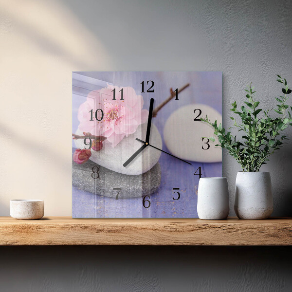 Orologio quadrato Pietre