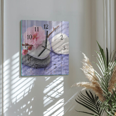 Orologio quadrato Pietre