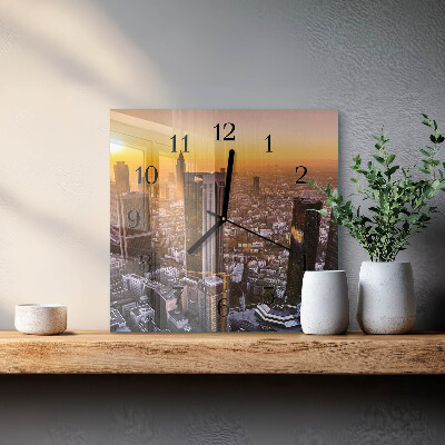Orologio quadrato Tramonto
