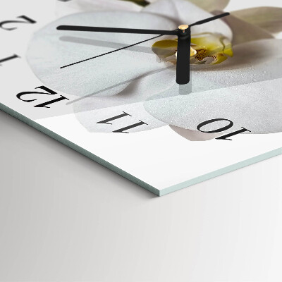 Orologio quadrato Orchidea