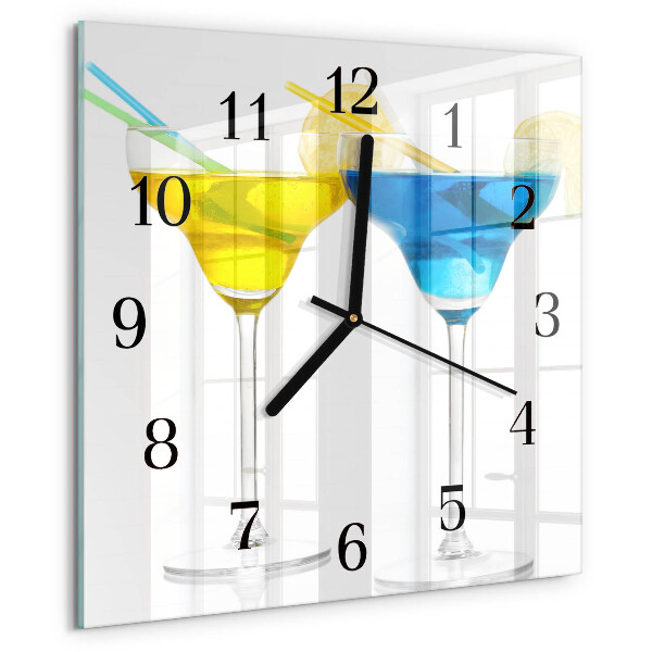 Orologio quadrato Cocktail