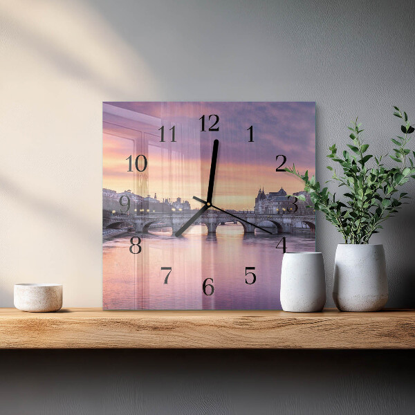 Orologio quadrato Città fluviale