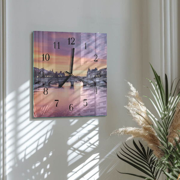 Orologio quadrato Città fluviale