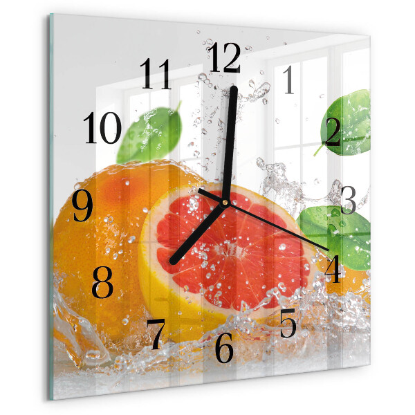 Orologio quadrato Pompelmo