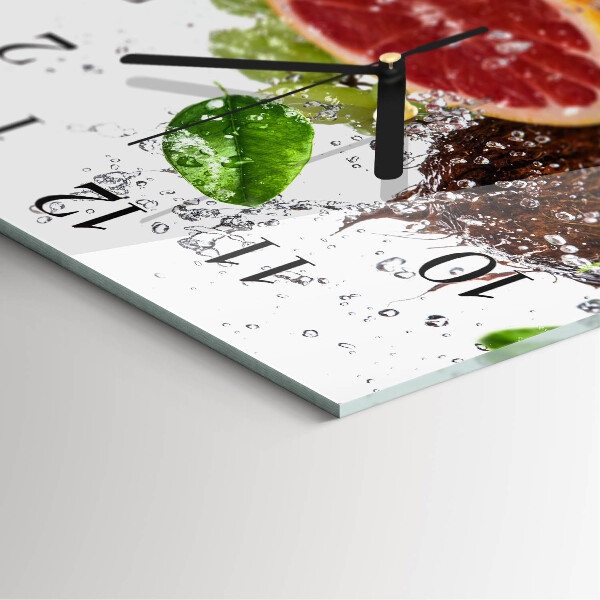 Orologio quadrato Frutta