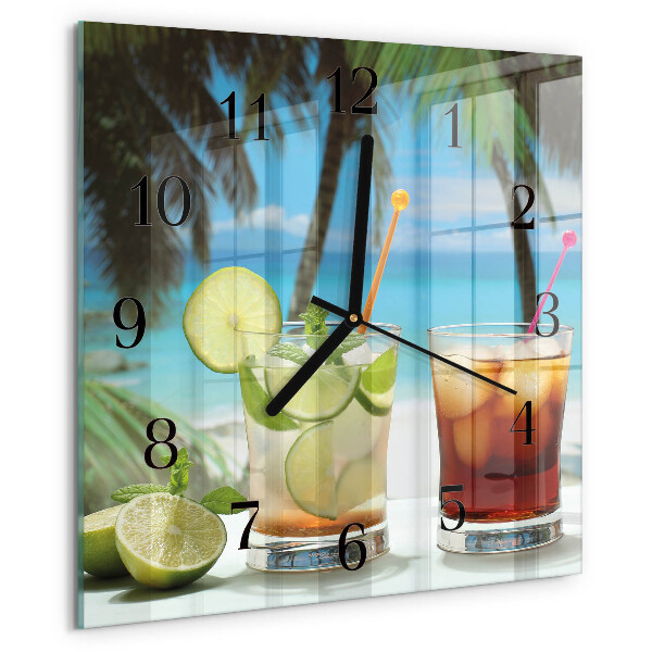 Orologio quadrato Cocktail