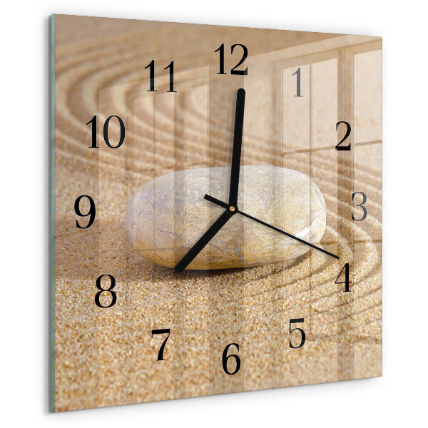 Orologio quadrato Sabbia di pietra