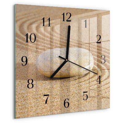 Orologio quadrato Sabbia di pietra