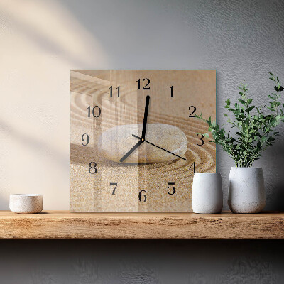 Orologio quadrato Sabbia di pietra