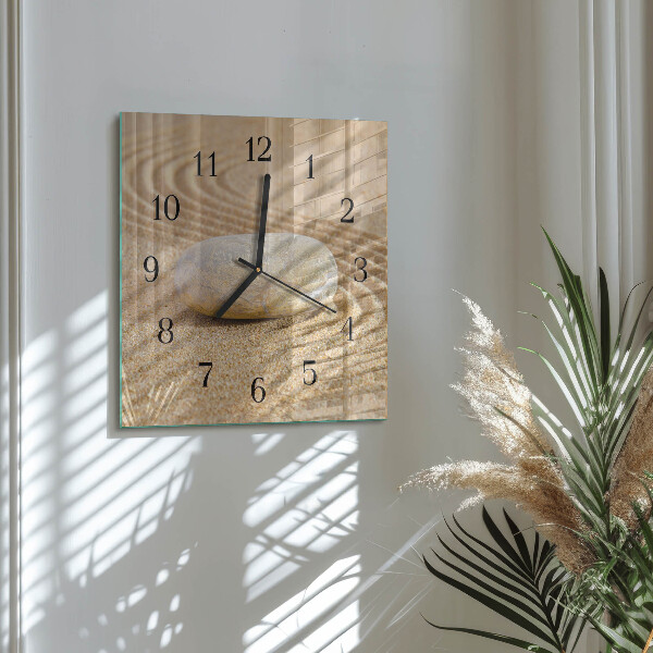 Orologio quadrato Sabbia di pietra