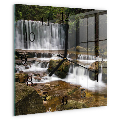Orologio quadrato Cascate