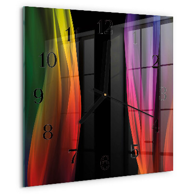 Orologio quadrato Astrazione