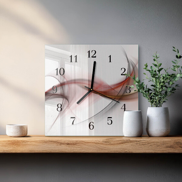 Orologio quadrato Astrazione