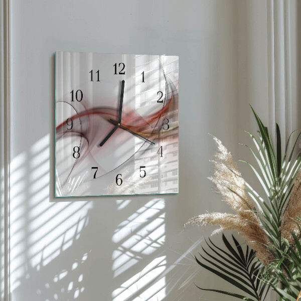 Orologio quadrato Astrazione