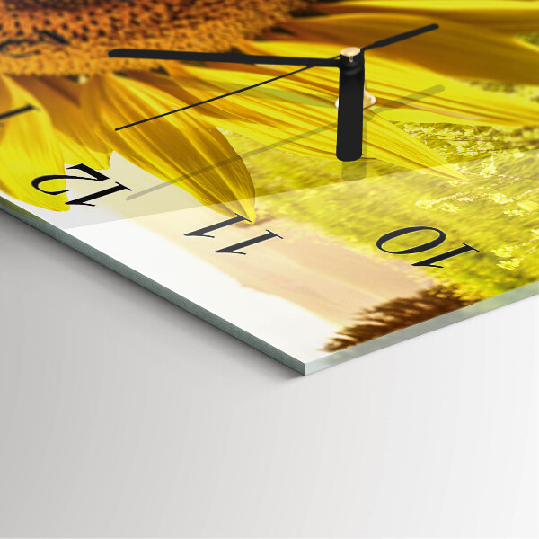 Orologio quadrato Girasole