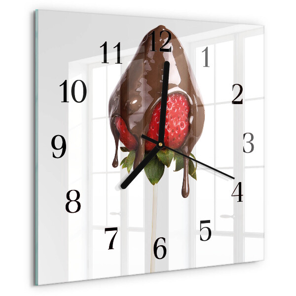 Orologio quadrato Cioccolato
