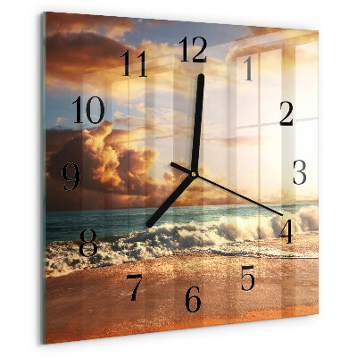Orologio quadrato Costa sabbiosa