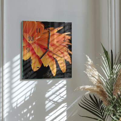 Orologio quadrato Gerbera