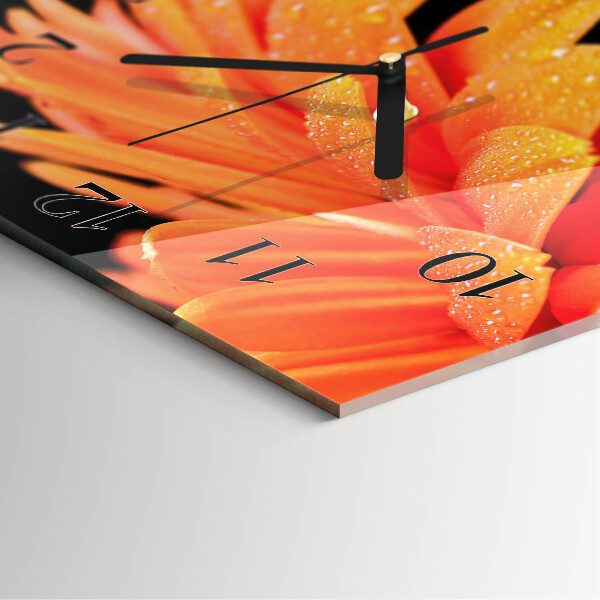 Orologio quadrato Gerbera
