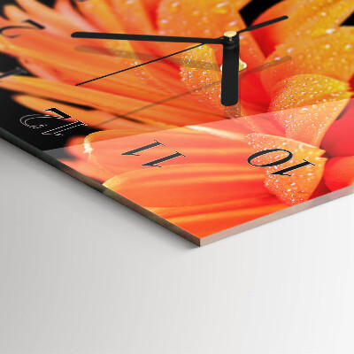 Orologio quadrato Gerbera