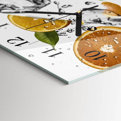 Orologio quadrato Arance