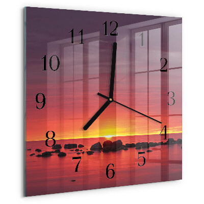 Orologio quadrato Tramonto
