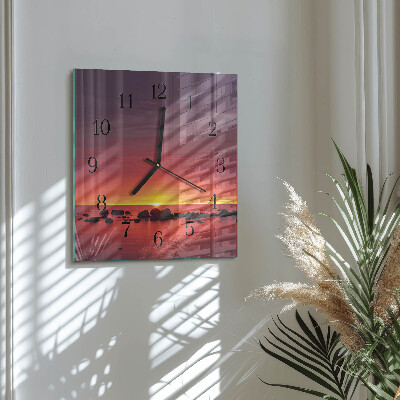Orologio quadrato Tramonto