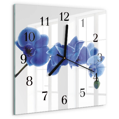 Orologio quadrato Orchidea