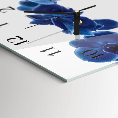 Orologio quadrato Orchidea