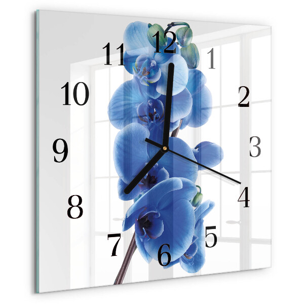 Orologio quadrato Orchidea