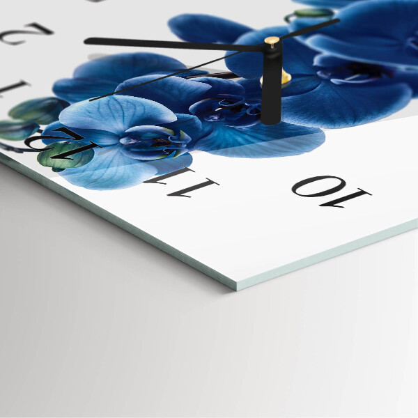 Orologio quadrato Orchidea