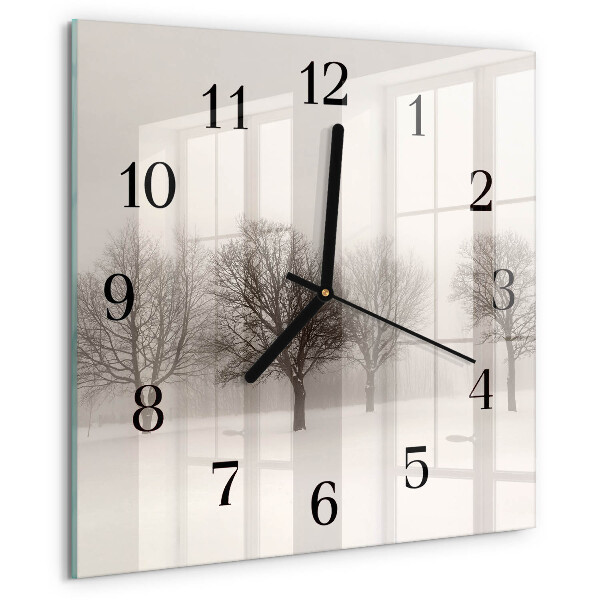 Orologio quadrato Inverno