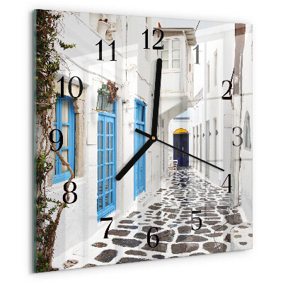 Orologio quadrato Santorini
