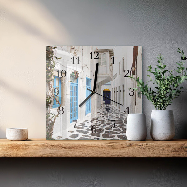 Orologio quadrato Santorini