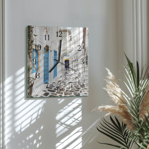 Orologio quadrato Santorini