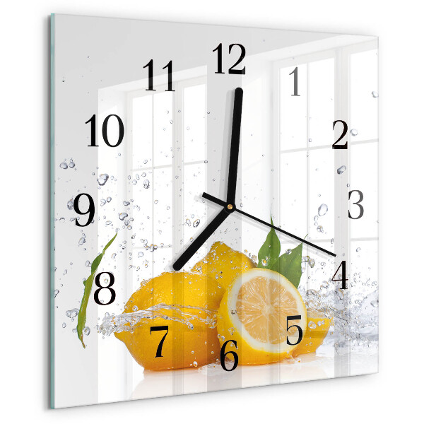 Orologio quadrato limoni