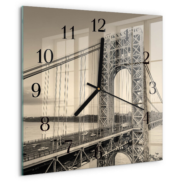 Orologio quadrato Porta d'oro