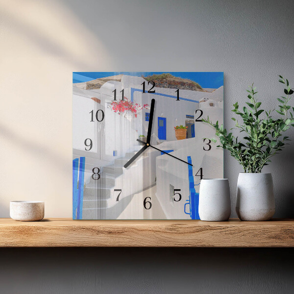 Orologio quadrato Santorini