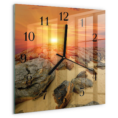 Orologio quadrato Tramonto