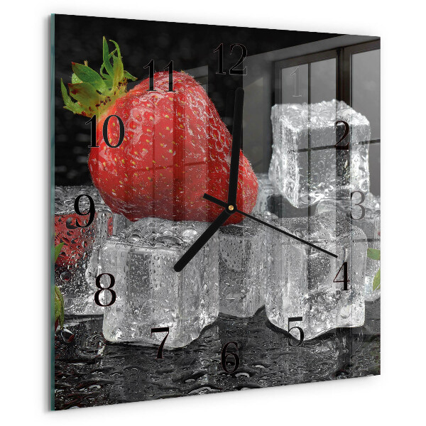 Orologio quadrato Gelato alla fragola