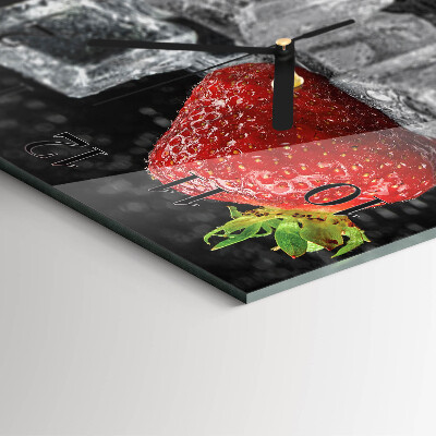 Orologio quadrato Gelato alla fragola