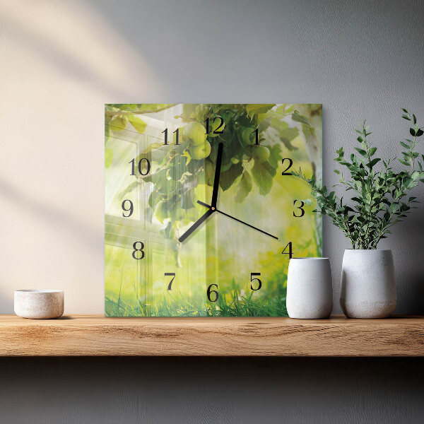Orologio quadrato Albero di mele
