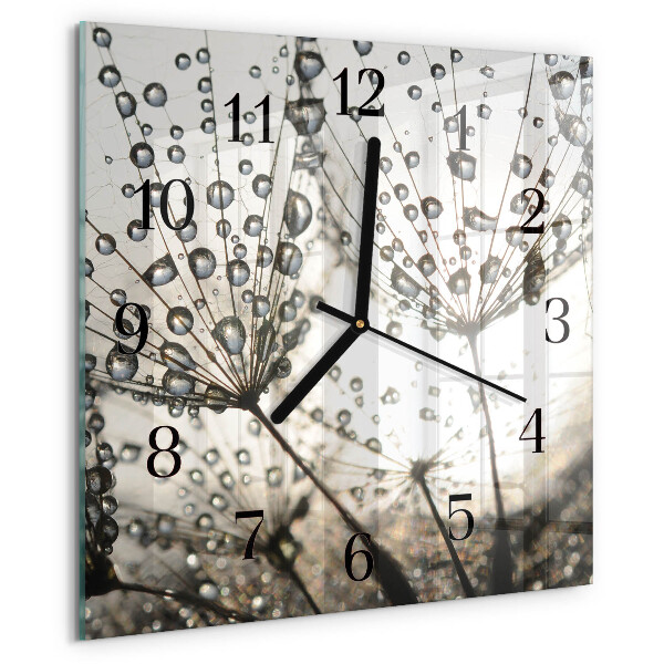 Orologio quadrato Gocce di rugiada