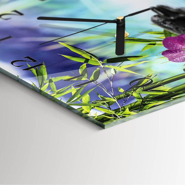 Orologio quadrato Orchidea Spa