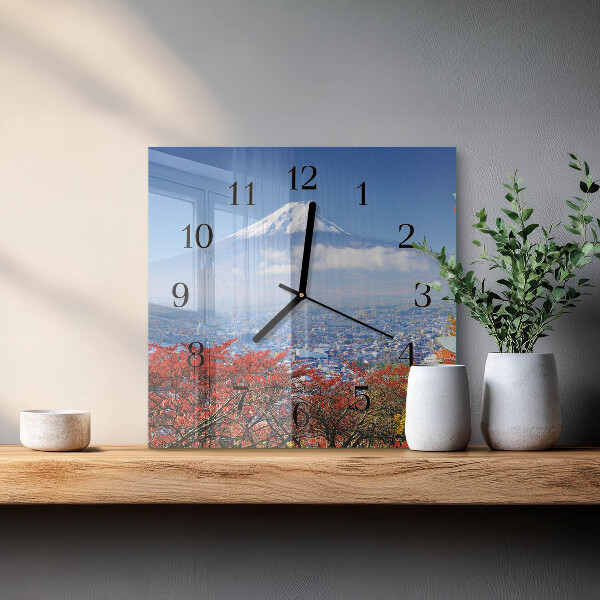 Orologio quadrato Montagna