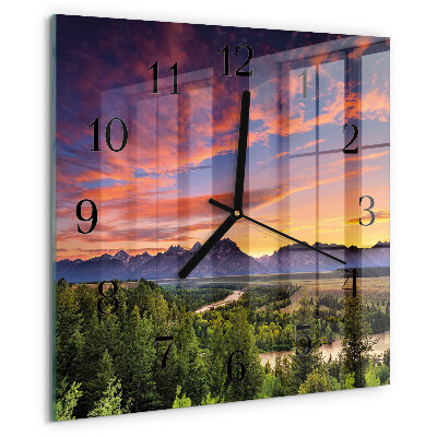 Orologio quadrato Paesaggio