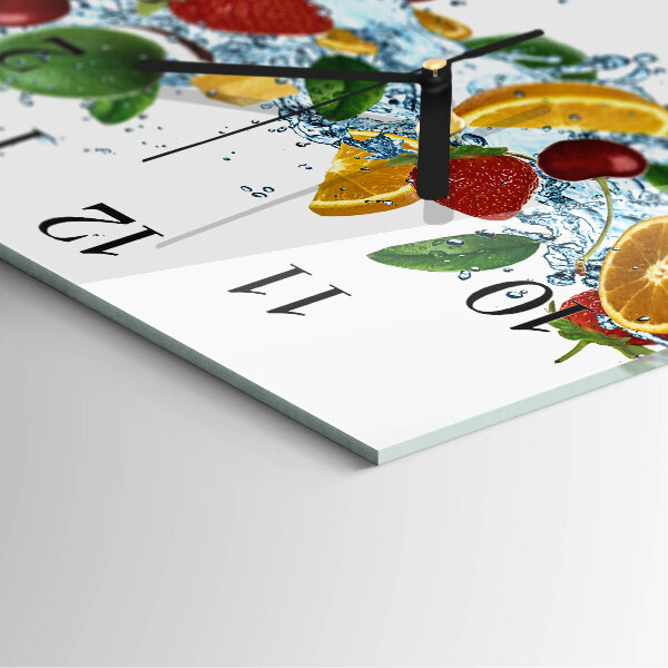 Orologio quadrato Frutta