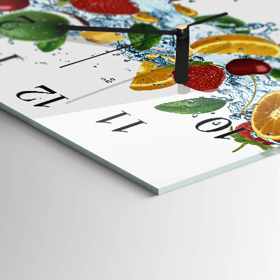 Orologio quadrato Frutta