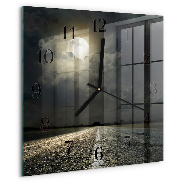 Orologio quadrato Percorso della Luna